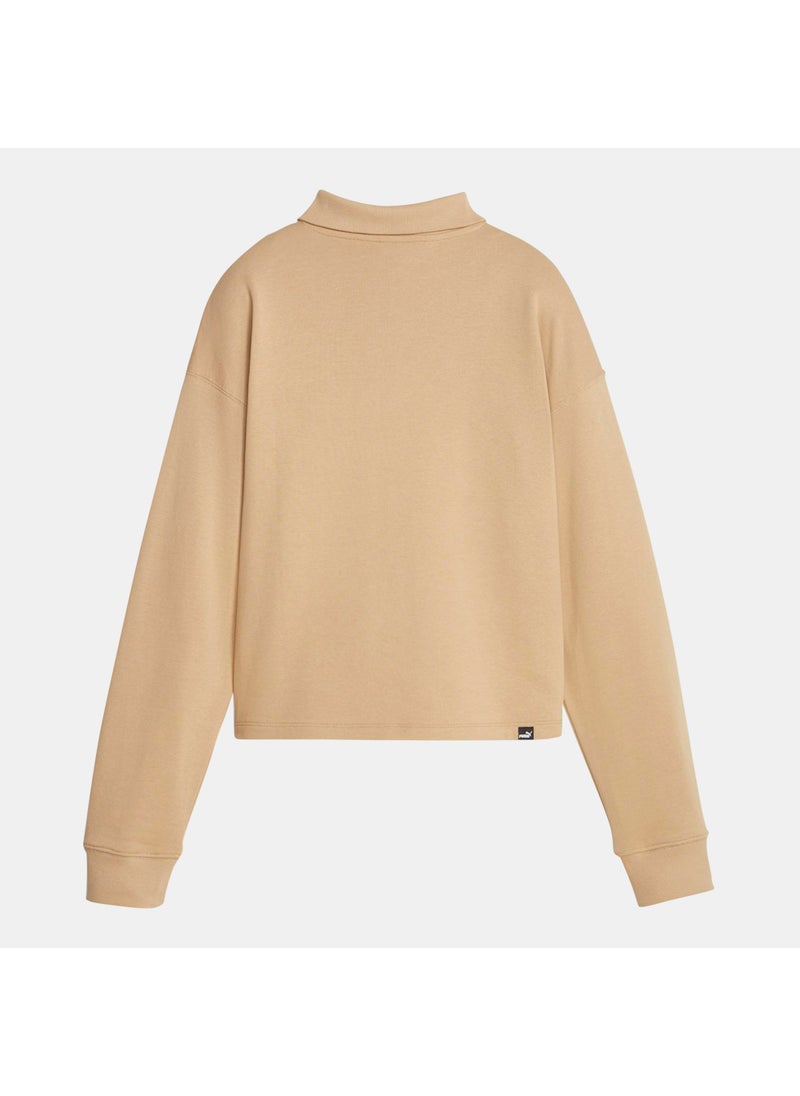 Women's HER High-Neck Half-Zip Sweatshirt