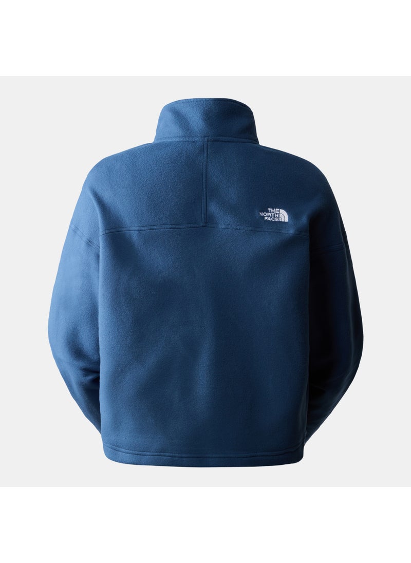 Women’s 100 Glacier Cropped 1/4 Zip Fleece Sweatshirt