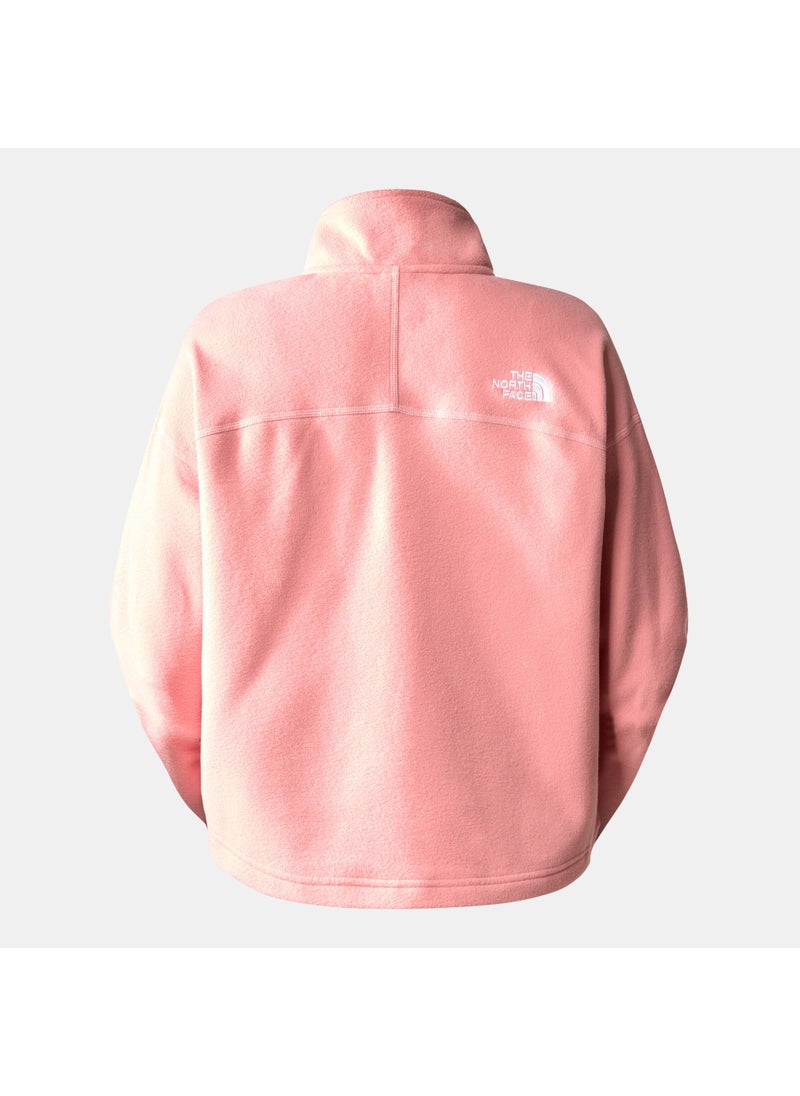 Women’s 100 Glacier Cropped 1/4 Zip Fleece Sweatshirt