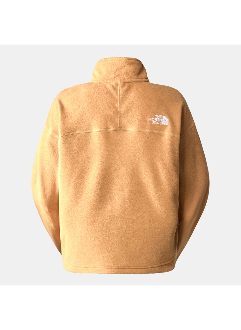 Women’s 100 Glacier Cropped 1/4 Zip Fleece Sweatshirt
