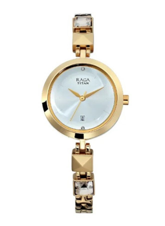 Titan Raga Viva Silver Dial Analog Watch for Women