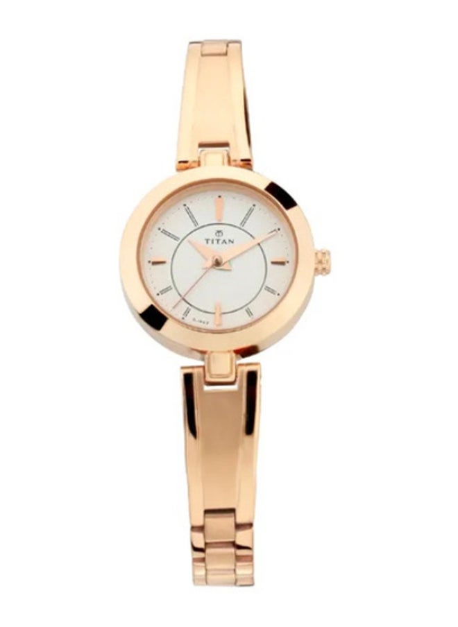 Silver Dial Metal Strap Watch
