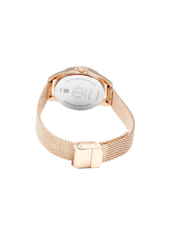 Titan Sparkle Pink Dial Analog Watch for Women