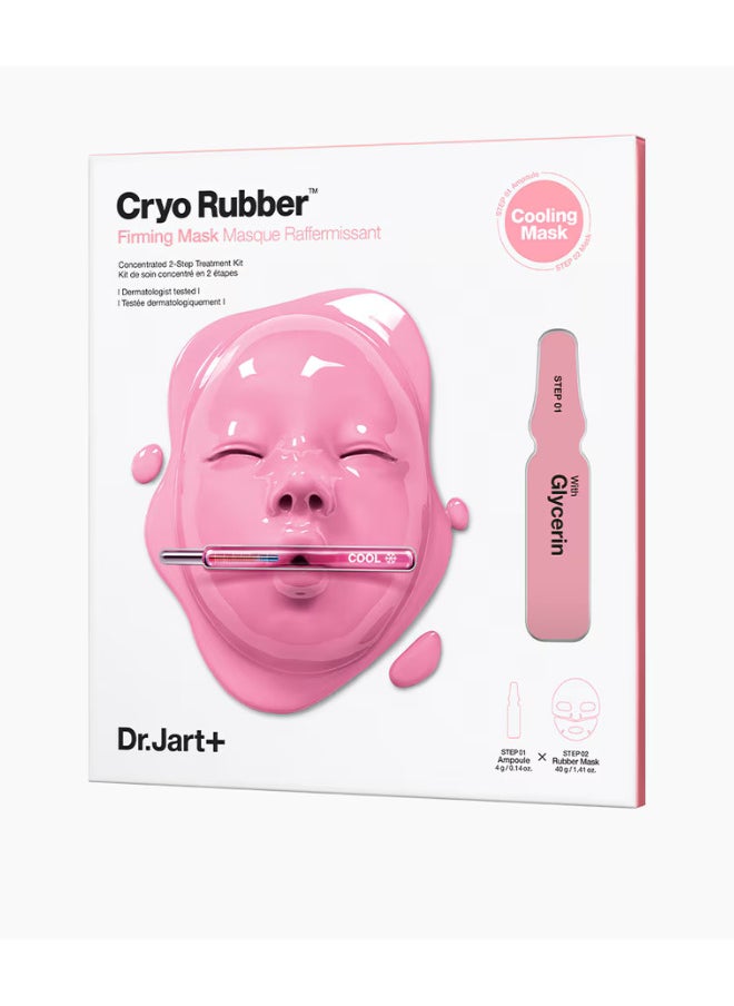 Cryo Rubber Firming Face Mask With Glycerin (Two-Step Ampoule + Mask Treatment Kit)