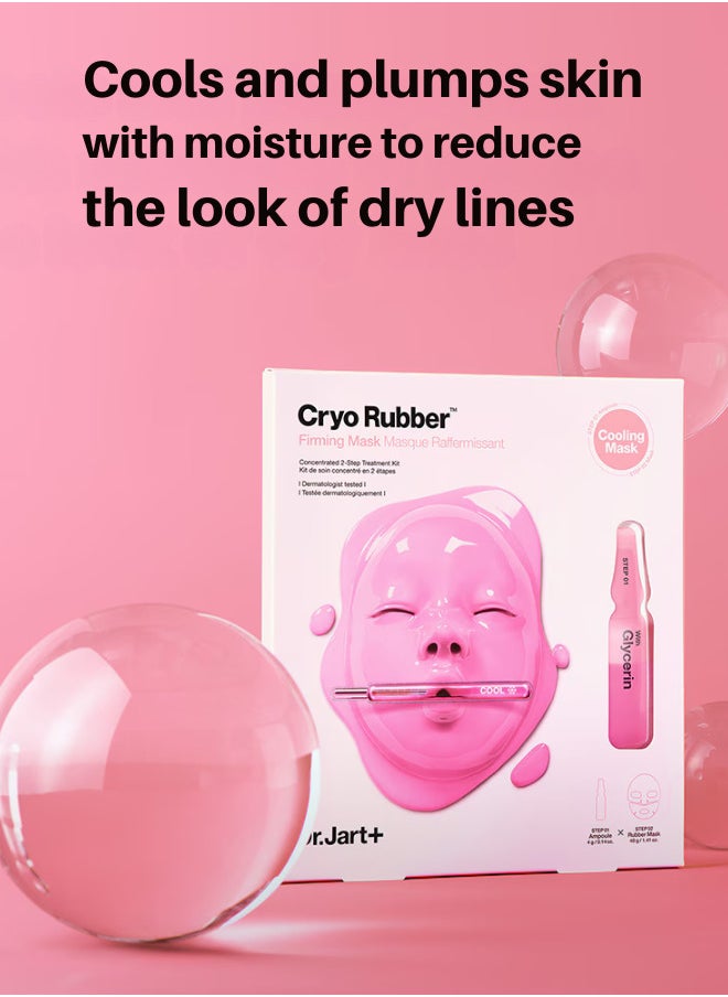 Cryo Rubber Firming Face Mask With Glycerin (Two-Step Ampoule + Mask Treatment Kit)