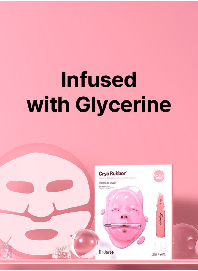 Cryo Rubber Firming Face Mask With Glycerin (Two-Step Ampoule + Mask Treatment Kit)