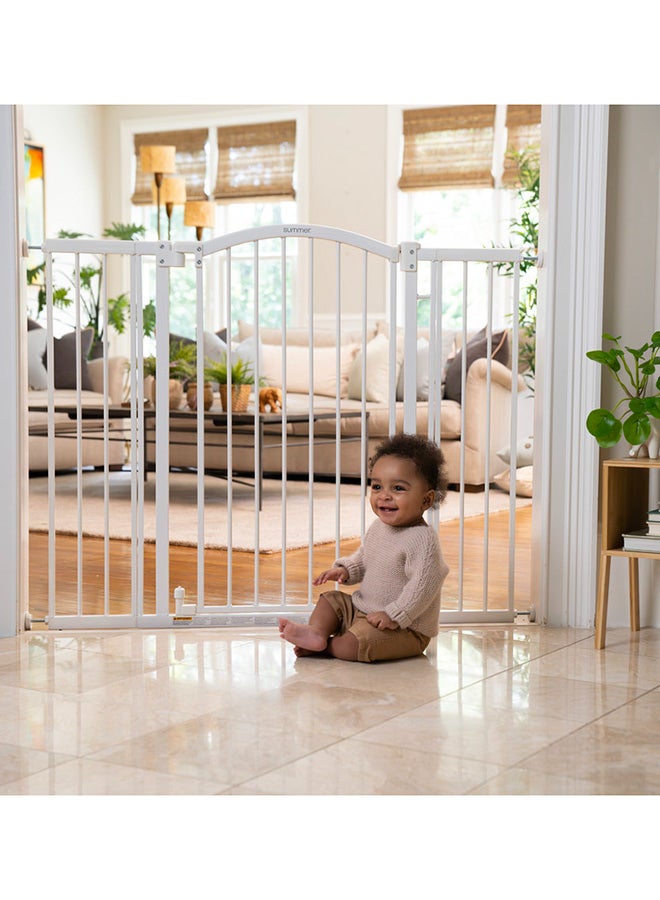The Thruway 53 Inches Wide Baby Safety Gates, 6 - 24 Months - White