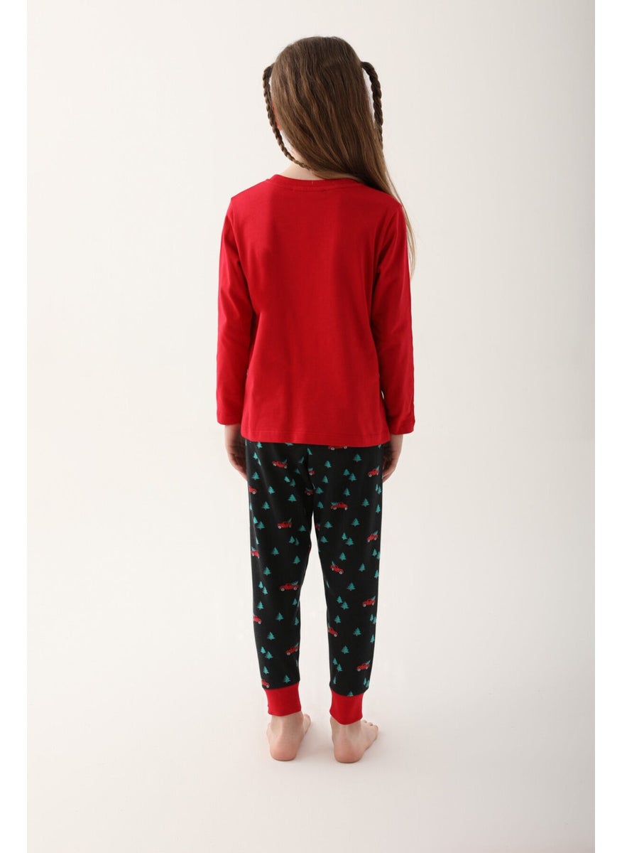 Wonderful Days Red Girl Long Sleeve Pajama Set