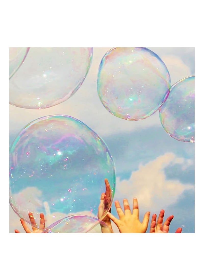 20PCS Blow Plastic Bubbles Toy Set, Large Bubble Balloons Bubble Blowing Products Collection Kid-Friendly Bubble Blowing Toys for Kids Outside Party Birthday Gift Toddler Outdoor Toys(Random Number