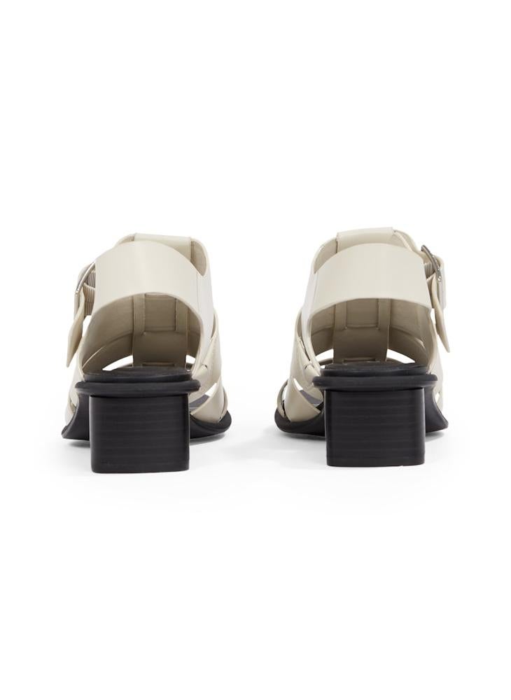 HEELED SANDALS WITH BUCKLE