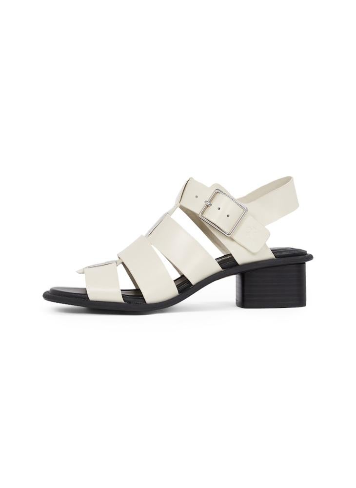 HEELED SANDALS WITH BUCKLE