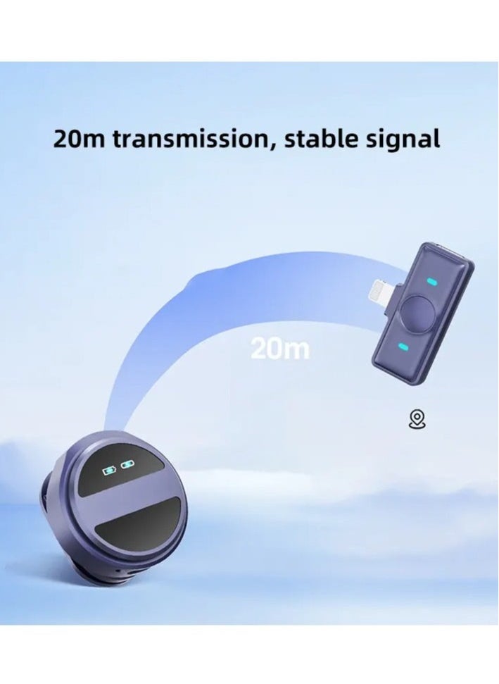 SX21 Type-C 2.4G Wireless Clip-On Microphone with ENC Noise Reduction | 360° Omnidirectional Condenser Mic | Magnetic Clip, Plug & Play | 9-Hour Battery for Vlog, Interviews, Live Streaming