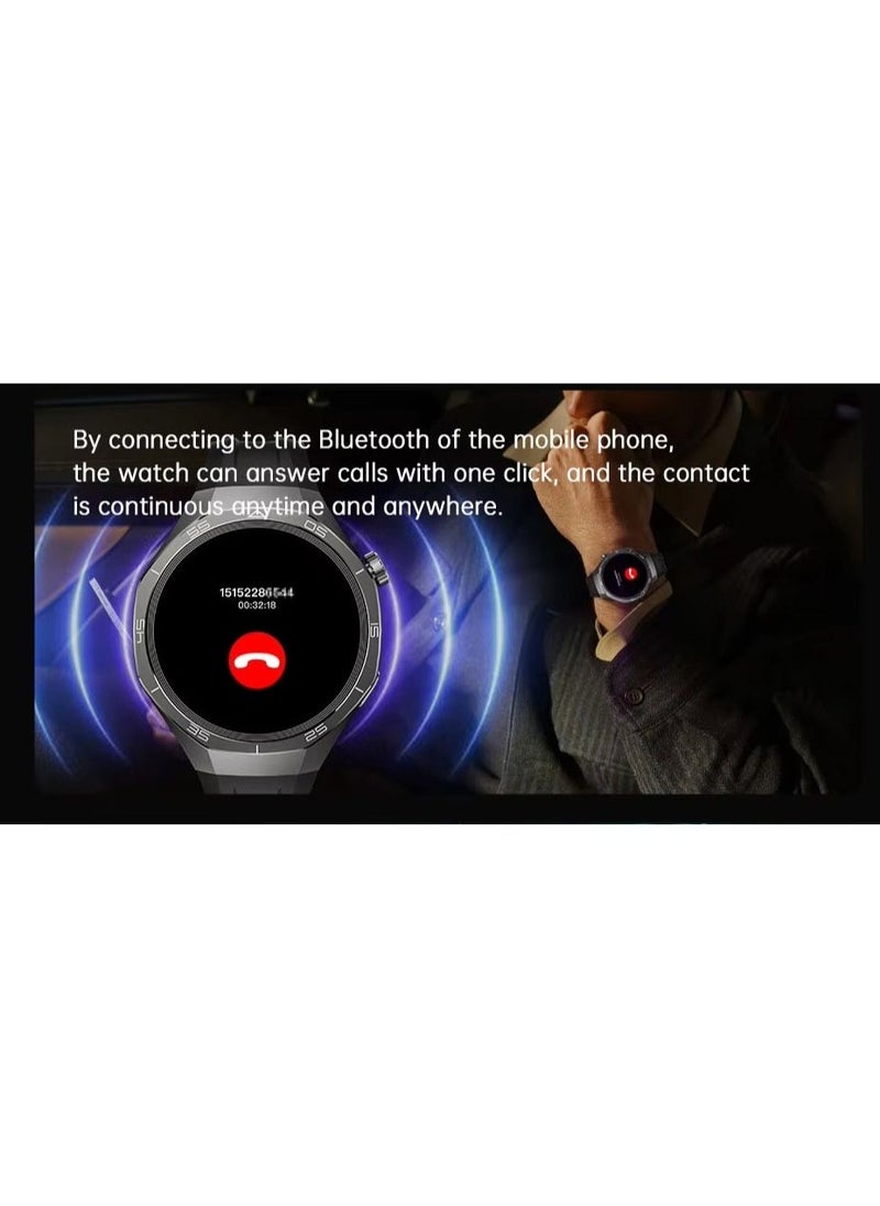 WH-05 PRO Waterproof Design Smartwatch with MAX Screen Display – 3 Interchangeable Straps, Wireless Charging, Fitness Tracker, Heart Rate Monitor, Activity Tracker for Men – Stylish Silver Design for Daily Wear and Sports