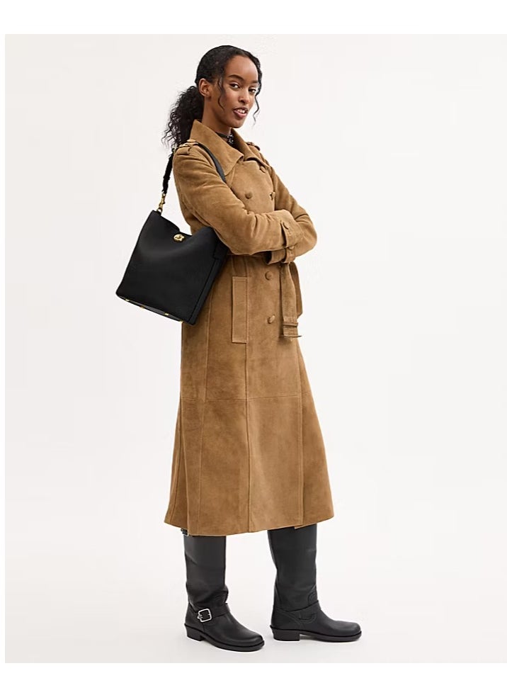 Coach Willow Soft Bucket Bag In Signature Canvas