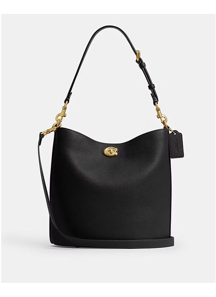Coach Willow Soft Bucket Bag In Signature Canvas