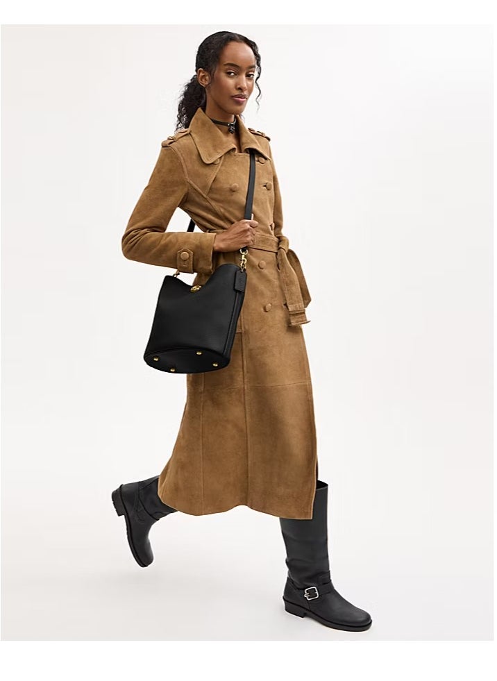 Coach Willow Soft Bucket Bag In Signature Canvas