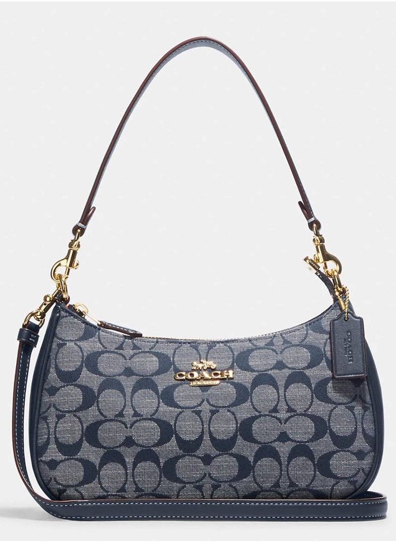 Coach Teri Shoulder Bag In Signature Canvas
