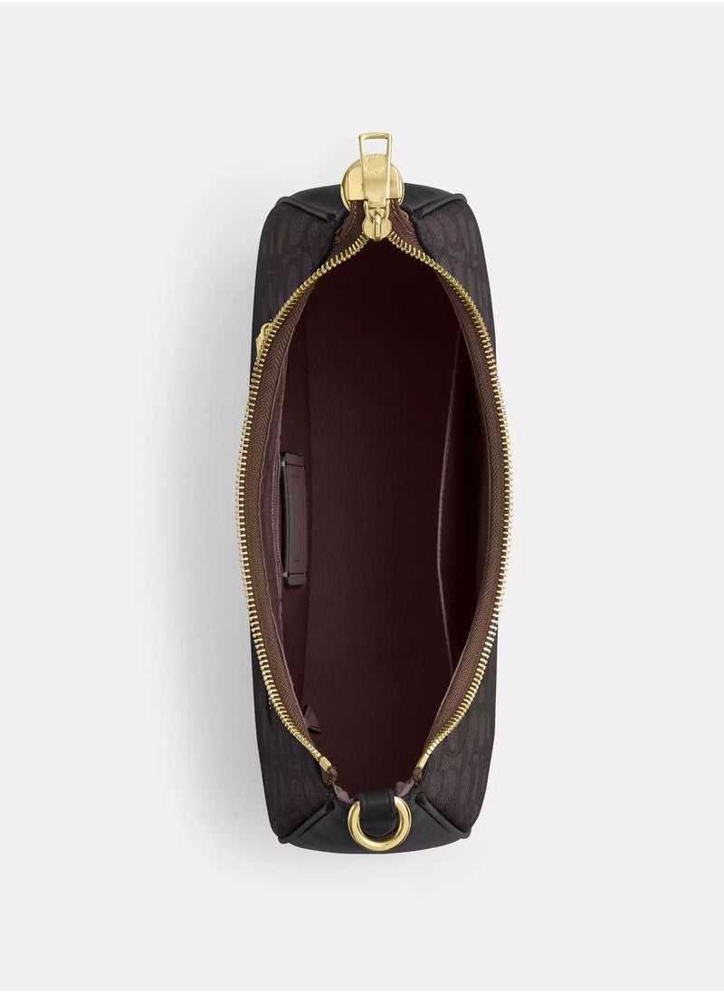 Coach Teri Hobo Bag In Signature Canvas
