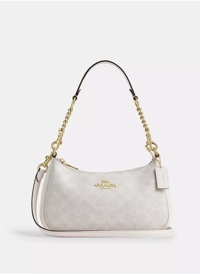 Coach Teri Shoulder Bag In Signature Canvas