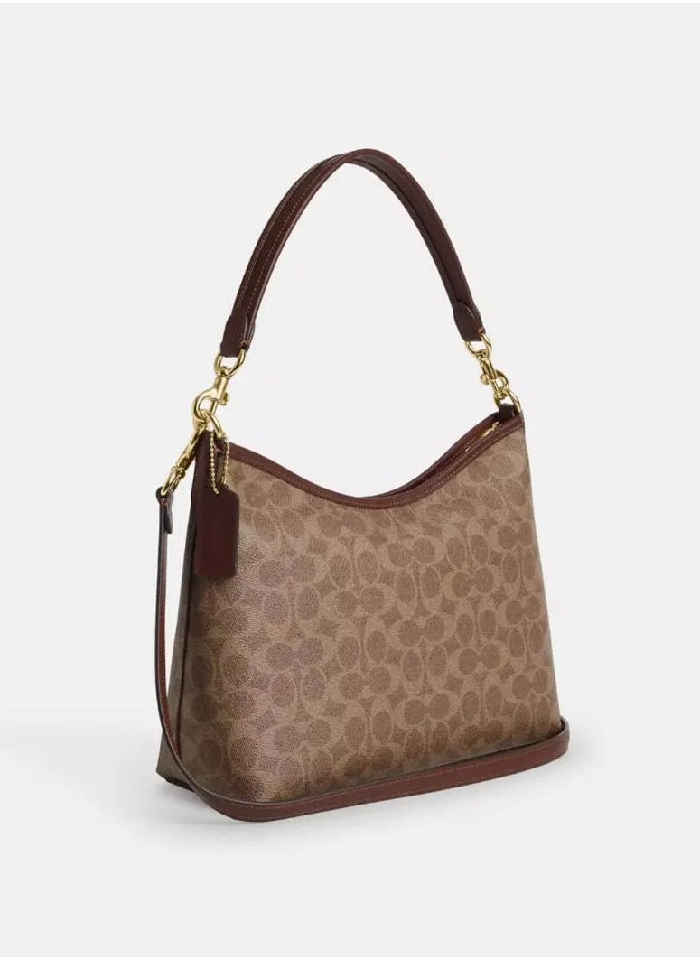 Coach Laurel Shoulder Bag In Signature Canvas