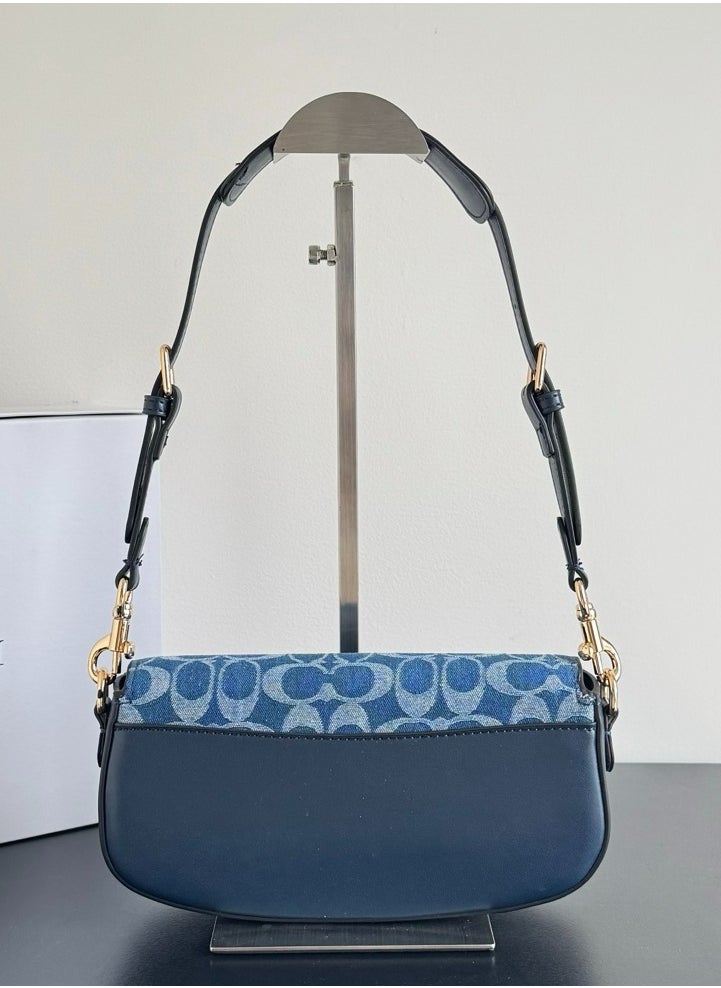 Coach Andrea Shoulder Bag In Signature Canvas