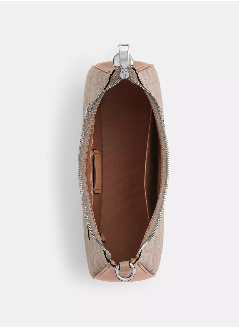 Coach Teri Hobo Bag In Signature Canvas