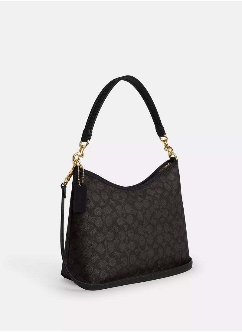 Coach Laurel Shoulder Bag In Signature Canvas