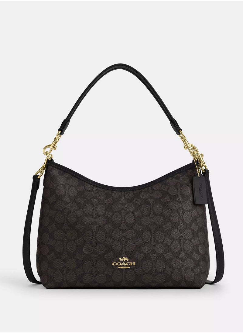Coach Laurel Shoulder Bag In Signature Canvas