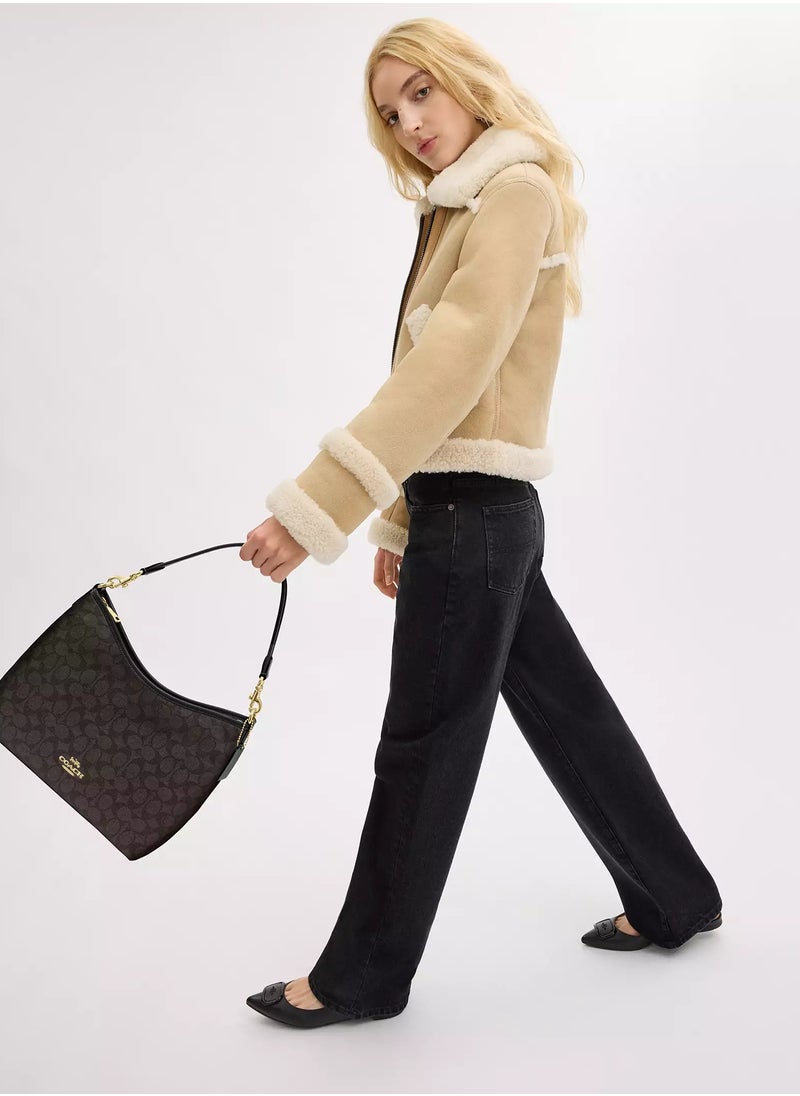 Coach Laurel Shoulder Bag In Signature Canvas