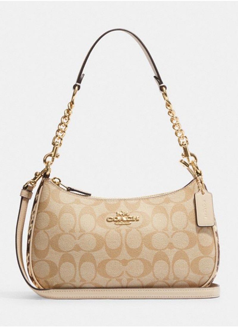 Coach Teri Shoulder Bag In Signature Canvas