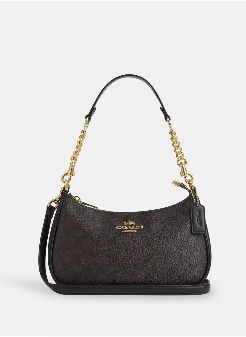 Coach Teri Shoulder Bag In Signature Canvas