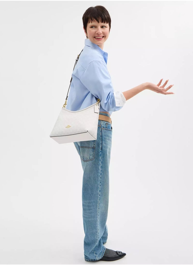 Coach Laurel Shoulder Bag In Signature Canvas