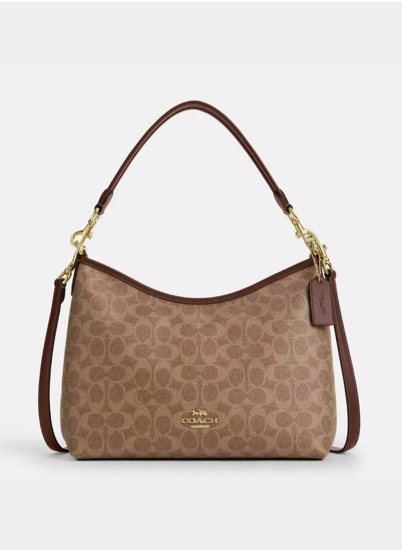 Coach Laurel Shoulder Bag In Signature Canvas