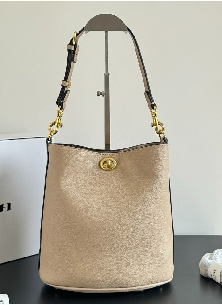 Coach Willow Soft Bucket Bag In Signature Canvas