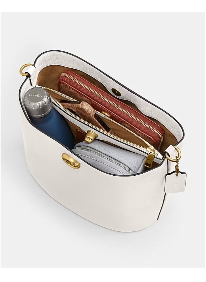 Coach Willow Soft Bucket Bag In Signature Canvas