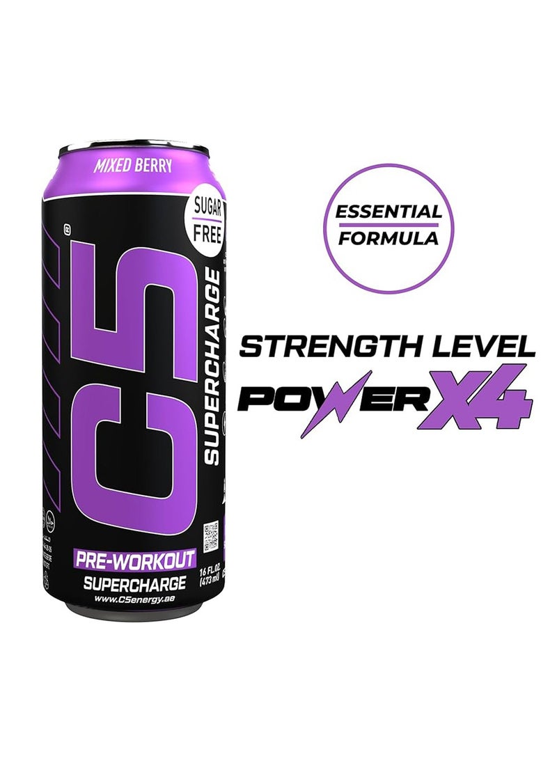 C5 Supercharge 473ml Mixed Berry Pack of 12