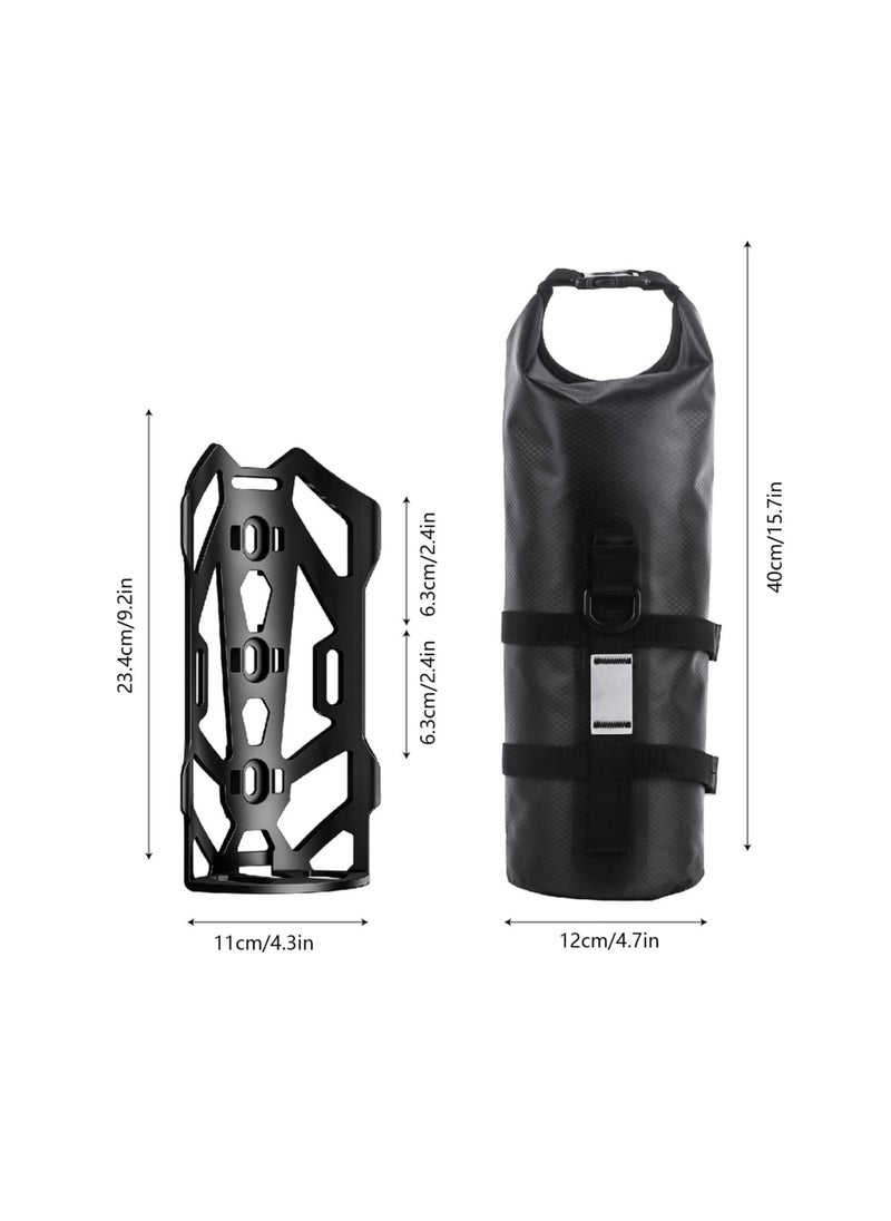 Bike Pannier Bag Saddle Bag, Waterproof Cycling Rear Rack Pack, Reflective Bike Storage, Lightweight Biccycle Luggage Carrier, Comuter Travel Saddlebags, Front Fork Bag for Touring Mountain