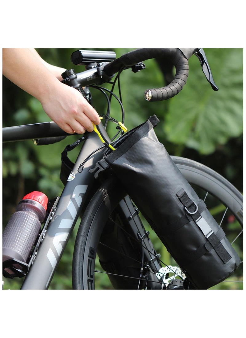 Bike Pannier Bag Saddle Bag, Waterproof Cycling Rear Rack Pack, Reflective Bike Storage, Lightweight Biccycle Luggage Carrier, Comuter Travel Saddlebags, Front Fork Bag for Touring Mountain