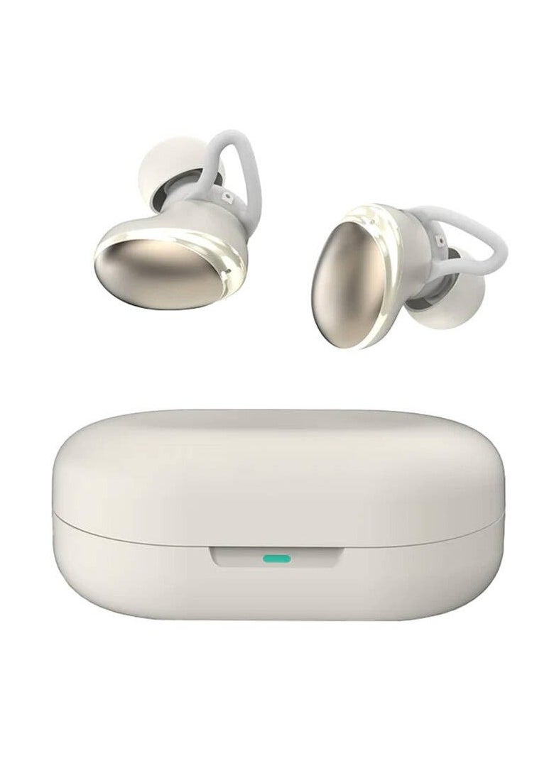 HiFuture Fusion TWS Hybrid ANC Bluetooth 5.3 Earbuds 40 hrs Playtime White