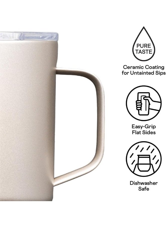 Corkcicle Pure Taste Oat Milk Insulated Travel Mug, 470 ml