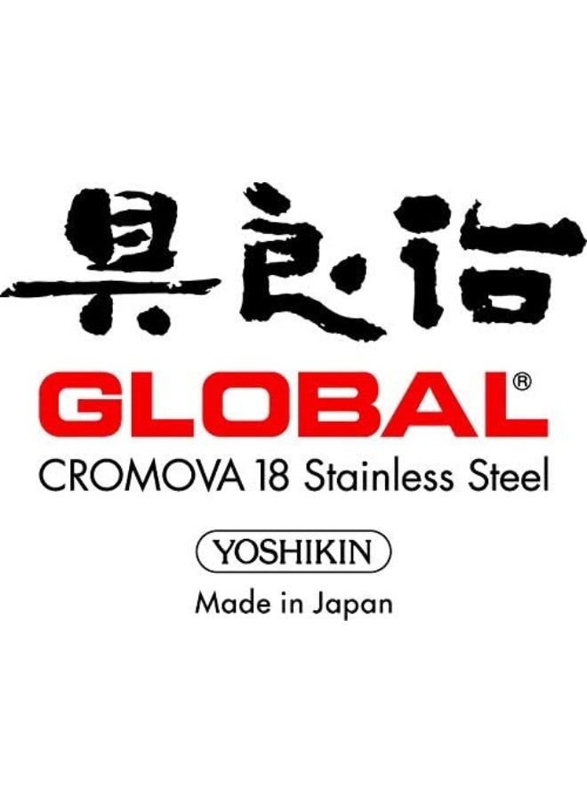 Global Utility Tong, 30cm. Stainless steel CROMOVA 18. Ergonomic hygienic handles. Dimple pattern for slip-resistant grip. Made in Japan