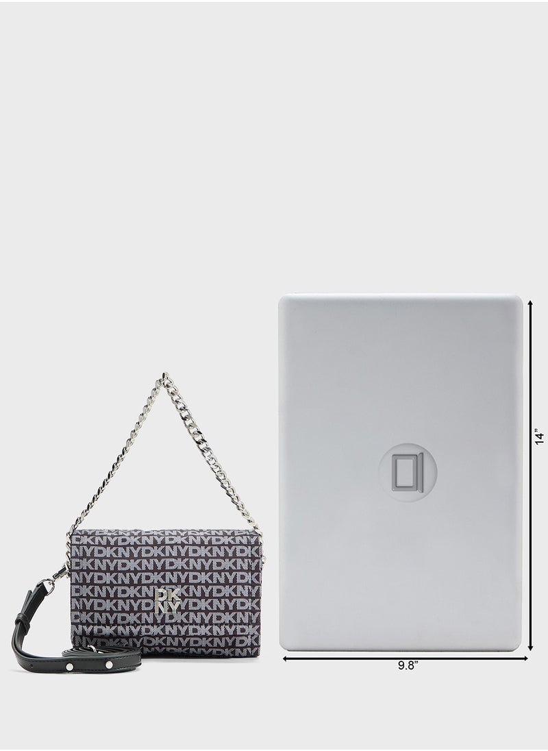 Mara Falp Over Chain Detailed Crossbody