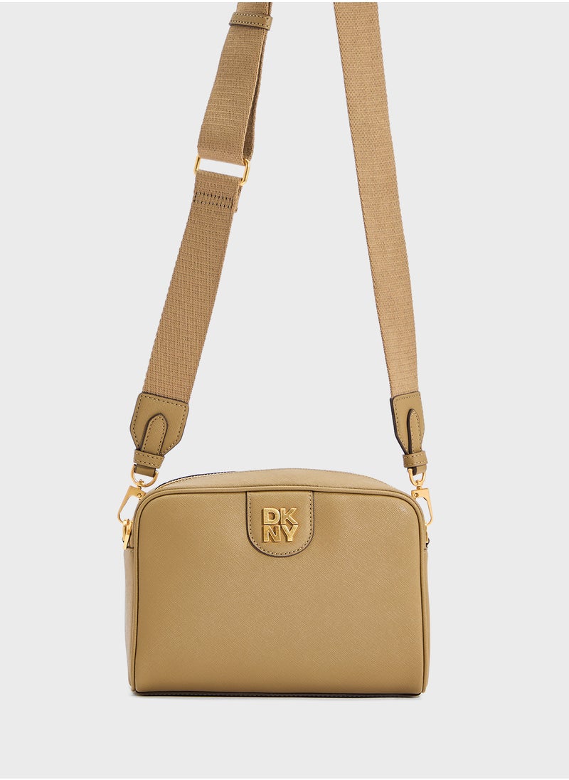 Carol Logo Zip Through Crossbody