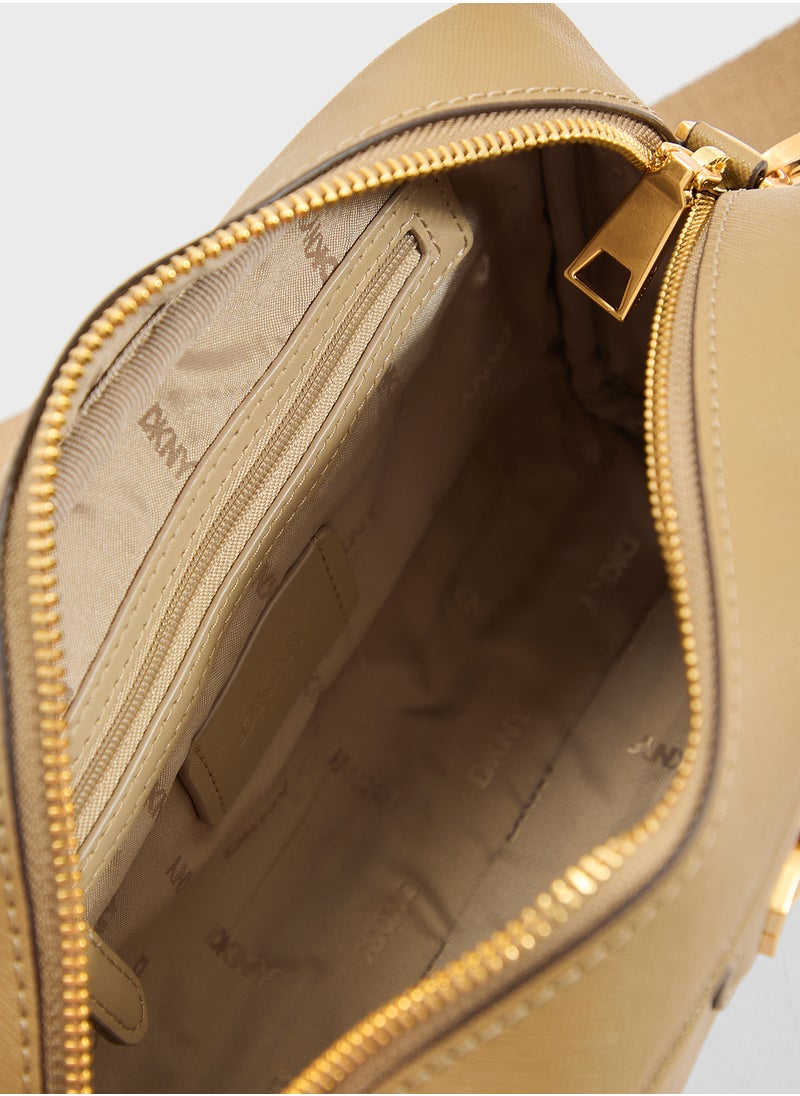 Carol Logo Zip Through Crossbody