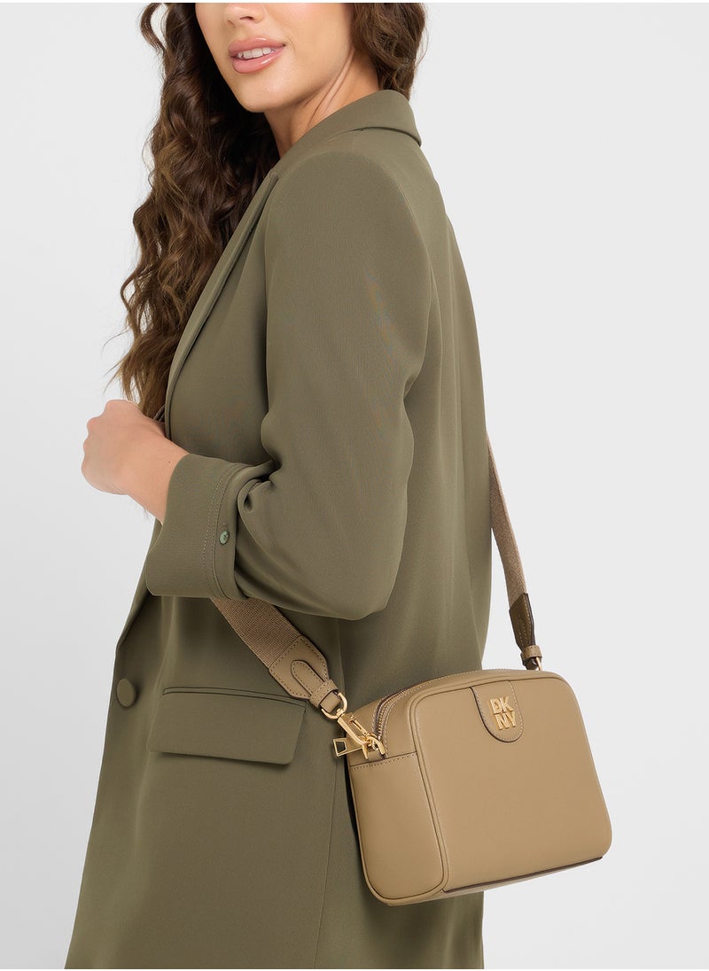 Carol Logo Zip Through Crossbody