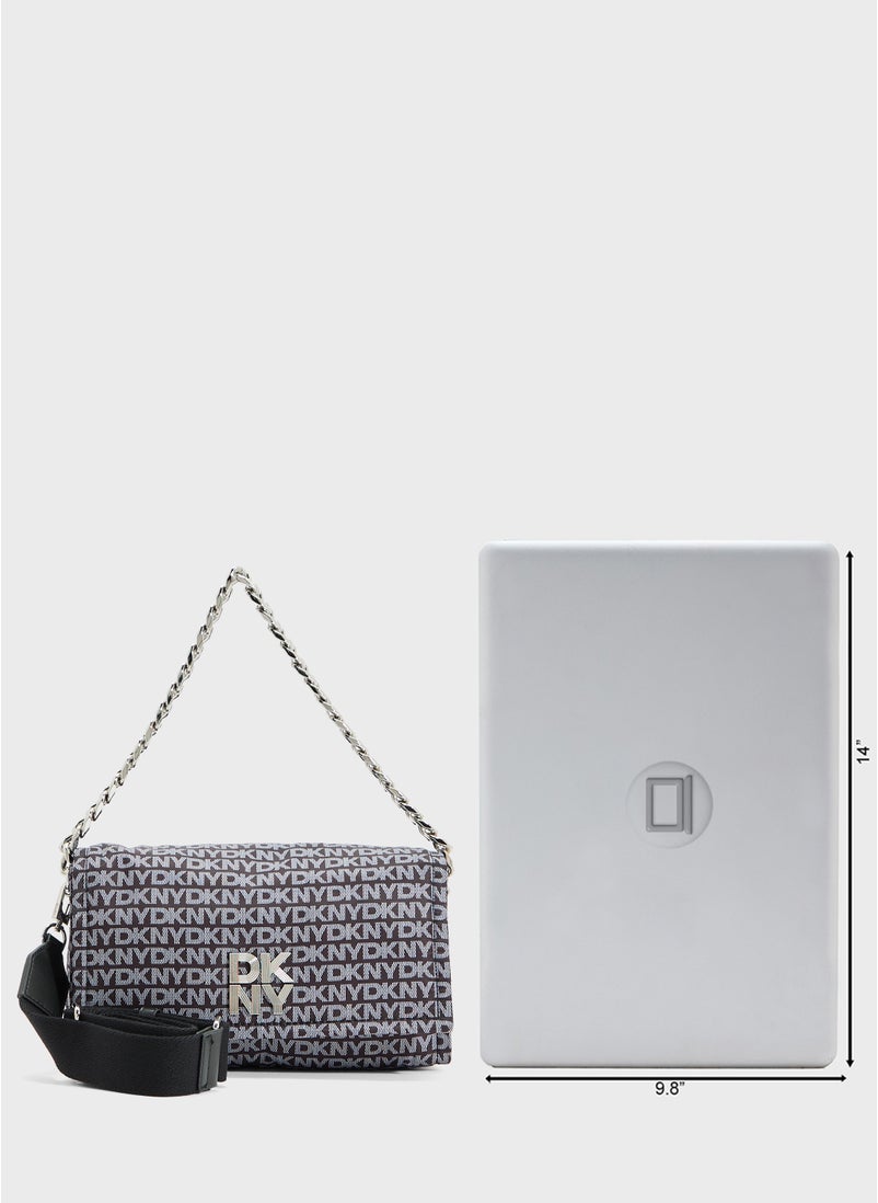 Mara Falp Over Chain Detailed Crossbody