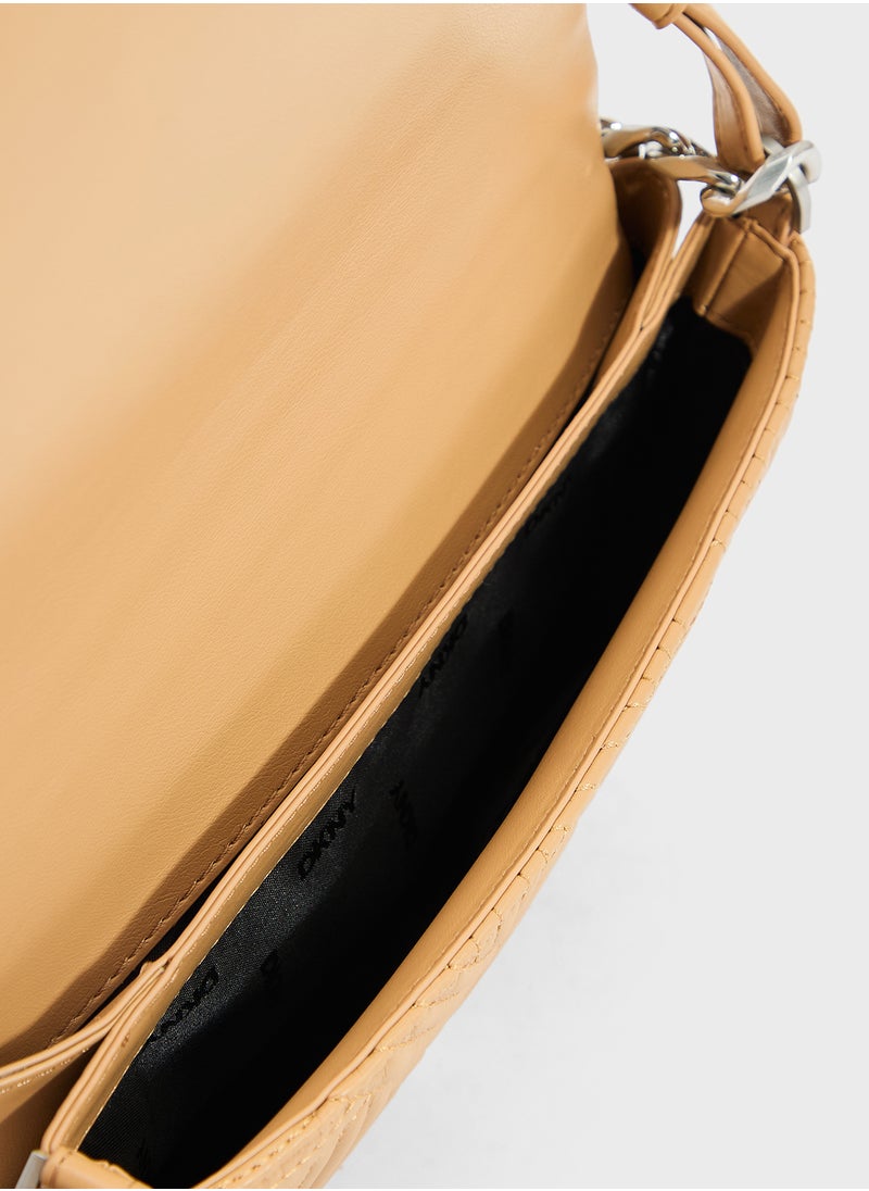 Desiree Flap Over Chain Detailed Crossbody