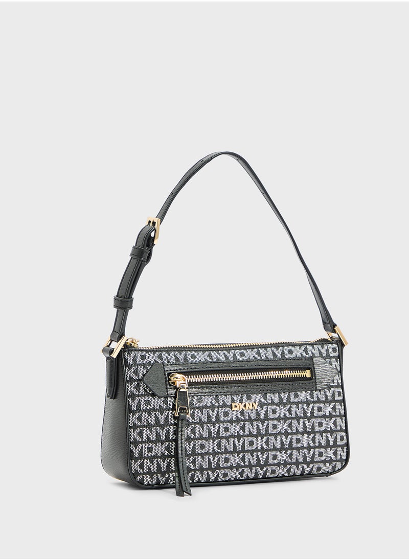 Bryant Logo Top Handle Crossbody