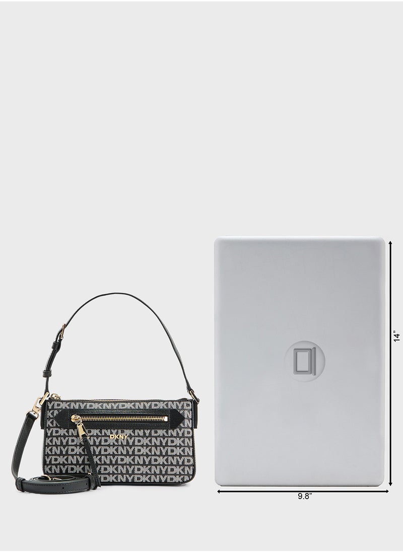 Bryant Logo Top Handle Crossbody