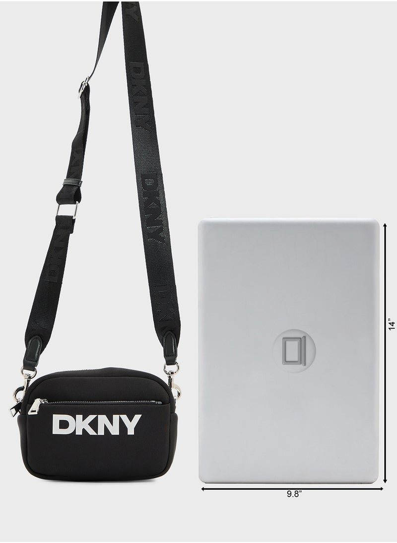 Jenny Logo Zip Through Crossbody